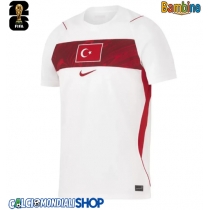 Maglie da calcio Turchia Seconda Maglia Bambino Mondiali 2026  Manica Corta + Pantaloni corti)